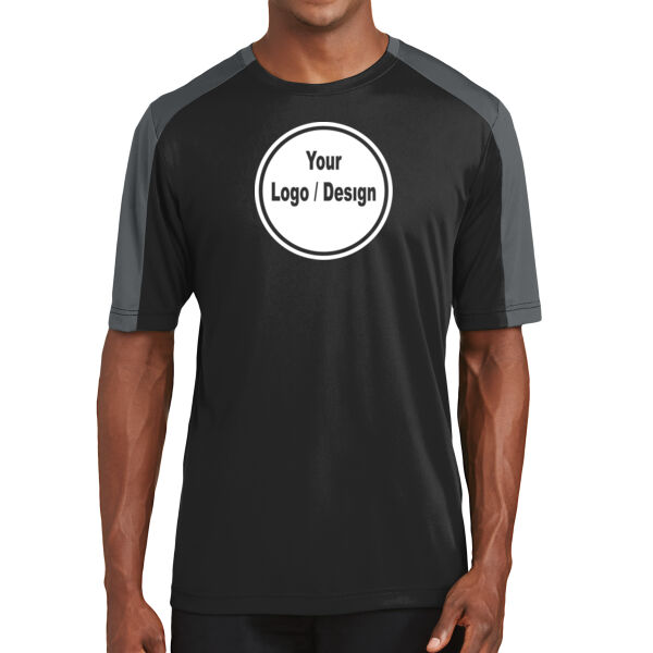 EX - PosiCharge ® Competitor Sleeve Blocked Tee Thumbnail