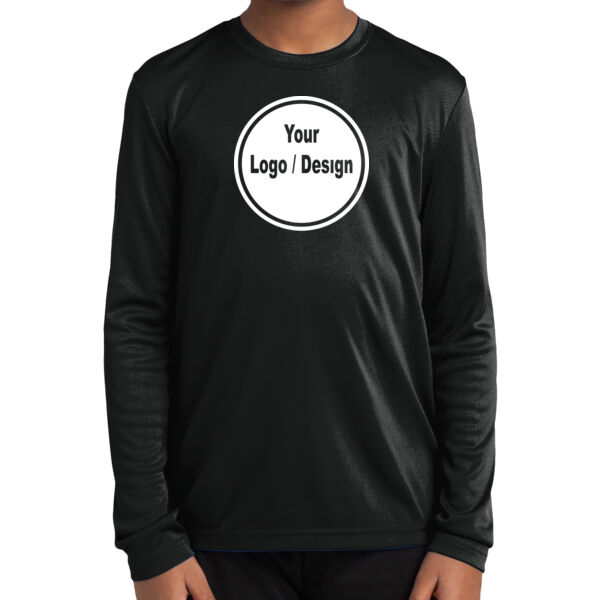 EX - Youth Long Sleeve PosiCharge ® Competitor Tee Thumbnail